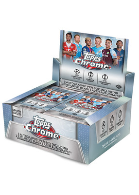 2025-26 Topps Chrome UEFA Club Competitions - Jumbo Hobby Box Sealed - IN HAND!