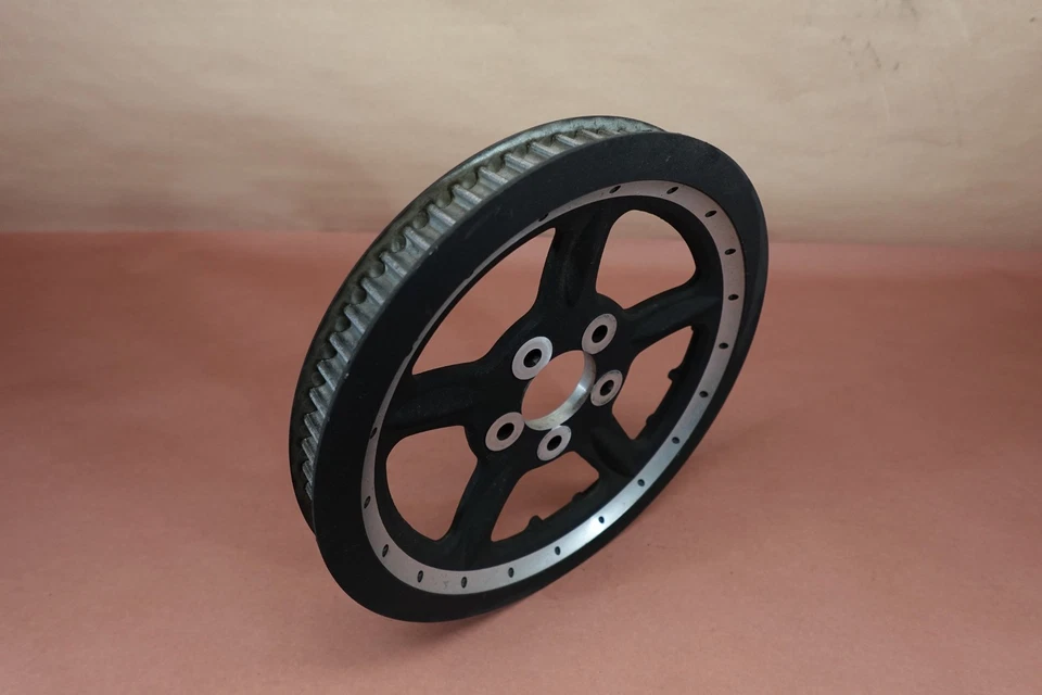 Roda dentada polia correia dentada 2009-2022 Harley Davidson ferro 883 XL883N transmissão traseira - Imagem 4 de 4