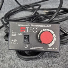 TEC Minneapolis Blower Door Fan Speed Controller Model 3 BD3COND-U WORKING