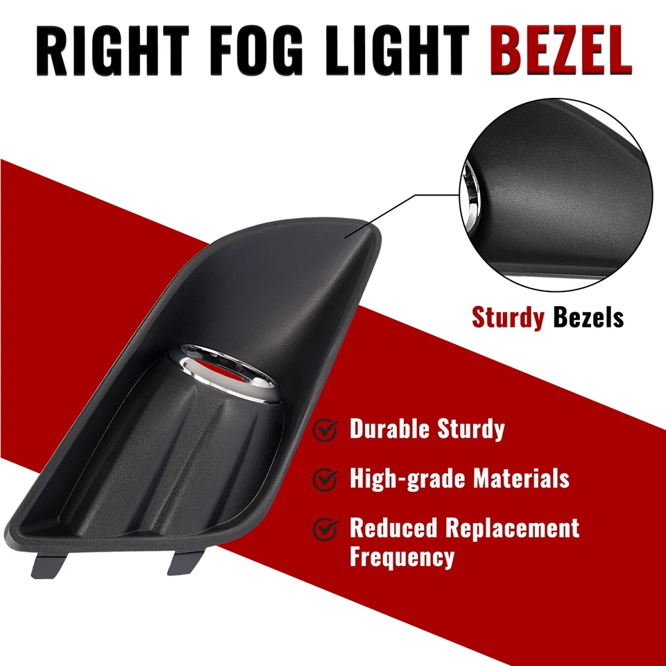 Fog Light Trim For Ford C-Max 2013-2018 Front Right Side Textured Black Bezel Foto 4 de 4