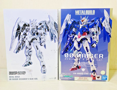 Bandai METAL BUILD 00 RAISER Designer's Blue Figure Mobile Suit