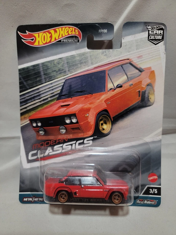2004 Hot Wheels Premium 1973-84 FIAT 131 ABARTH 1/64 Car Culture Modern Classics - Image 2 of 3