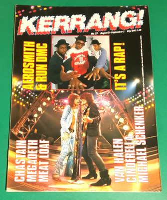 Kerrang! No.127- August 21  September 3 1986 -Aerosmith, Run DMC, Van Halen