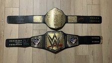 Cody Rhodes & Sting Signed Belts