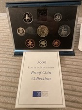 1995 UNITED KINGDOM PROOF COIN SET ROYAL MINT (21)