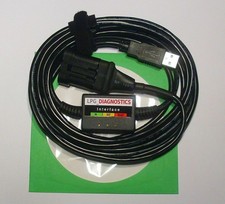 AC STAG /FEMITEC/LOVATO LPG Diagnose Kabel Autogas USB INTERFACE +Software/Anl.