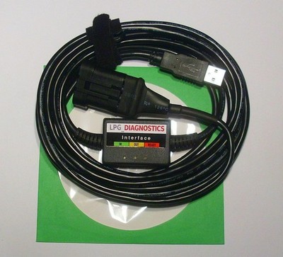 AC STAG /FEMITEC/ LOVATO LPG Diagnose Kabel Diagnostic USB INTERFACE + Software
