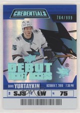 2019 Credentials Debut Ticket Access /999 Danil Yurtaikin Tier 1 Yurtaykin ew7