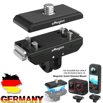 Für Insta360 Ace Pro/X3 Magnet Kamera Quick Release Halterung Adapter Abdeckung