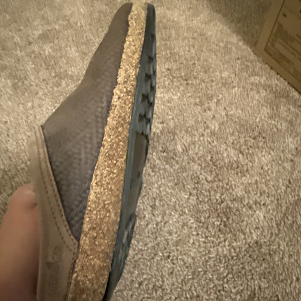 Zapatillas Haflinger Mujer 38 Marrón 2 Tonos con Fondo Corcho Foto 3 de 4