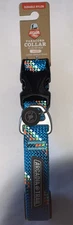 Arcadia Trail Paracord Dog Collar Blue Medium NWT