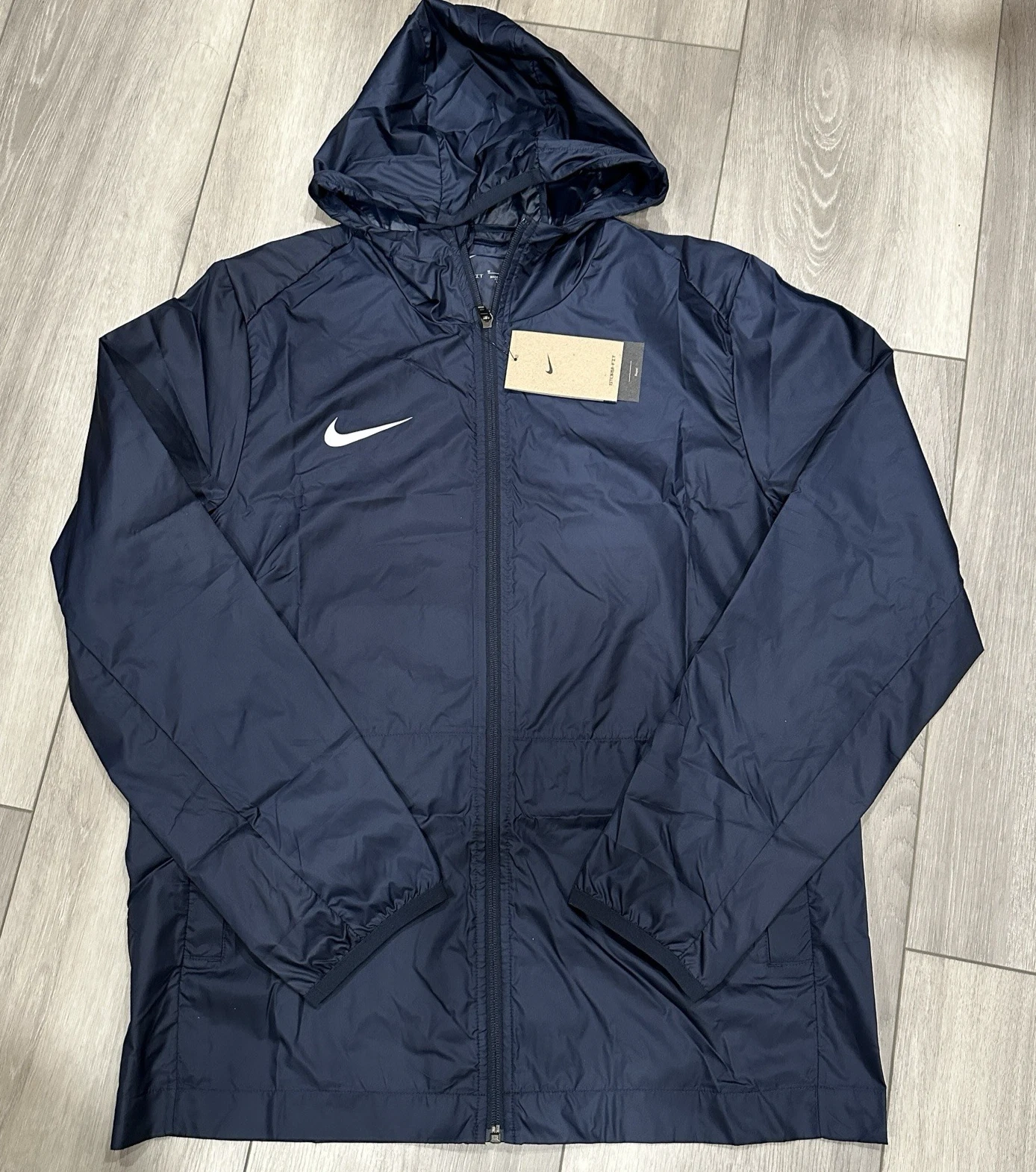 Nike Storm Fit Repel Jacket Men's Medium M Navy Blue Windbreaker Soccer FD7686