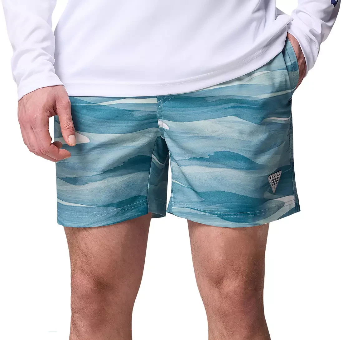 Columbia Men’s XXL PFG Rambler Water Shorts Lined 6” Inseam Omni-Shade UPF 50