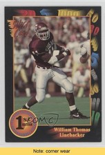 1991 Wild Card Draft William Thomas #82 Rookie RC READ 0q1p. rookie card picture