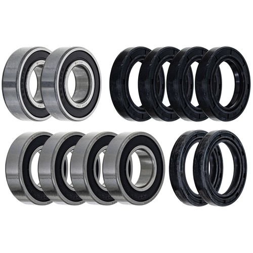 NICHE Wheel Bearing Seal Kit for Kawasaki Mule 500 550 2500 6205-2RS 60/22-2RS - Foto 1 di 5