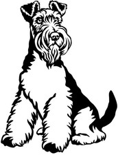 FOXTERRIER Aufkleber - Foxterrier Autoaufkleber - Foxterrier sticker #04