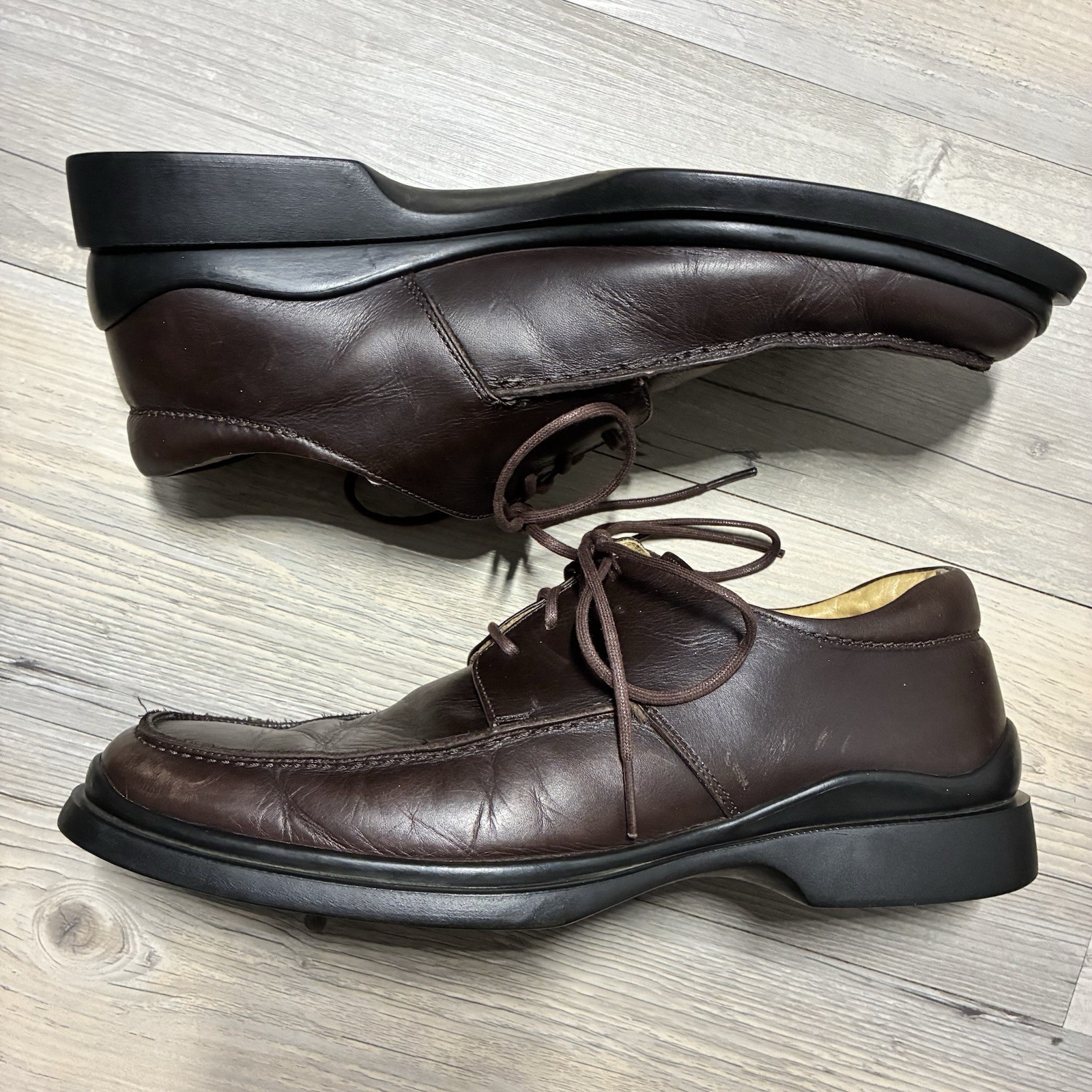 SAOLA Scarpe stringate Coach Garrison mocassino pelle marrone uomo taglia 9 5 D Italia