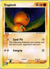 Trapinch Sandstorm 82/100 2003 Common Reverse Holo Heavily Played on eBay