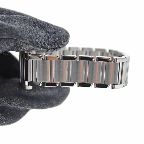 Cartier Tank Francaise W51008Q3 20mm Quarz weiß Damenuhr - Bild 8 von 12