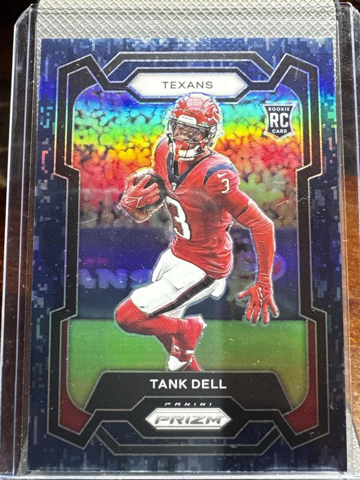 2023 Panini Prizm Tank Dell Rookie Navy Camo Prizm 25/25 SSP 341 BOOKEND
