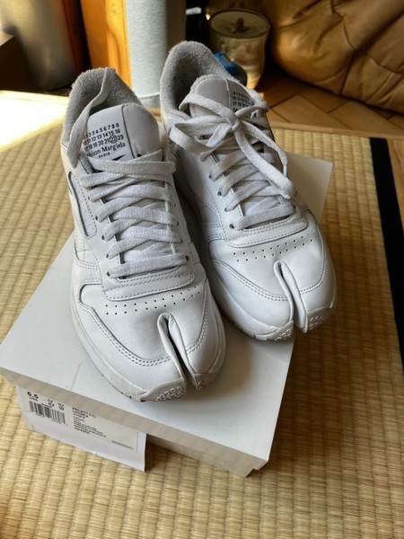 Reebok Classic Leather Project Maison Margiela White USA 6,5 EUR 38,5 UK 5,5