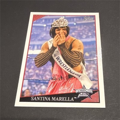 Topps WWE 2009 Topps WWE Base Set Trading Card #20 Santina Marella English