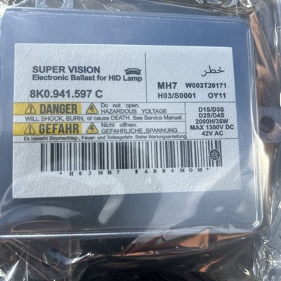 Super Vision Electronic Ballast For HID Head Lamp 8KO.941.597 C 