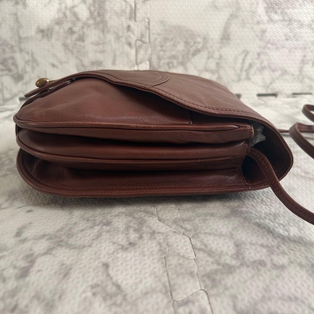 Bottega Veneta Shoulder Bag Pochette Leather Brown Vintage Rare Model From JP YZ thumbnail 23