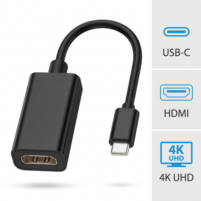 USB-C zu HDMI Adapter 4K UDH Typ C auf HDMI Samsung Galaxy MacBook Iphone15 NEU