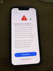 iPhone 13 Mini 128GB weiß * Kein netz * defekt