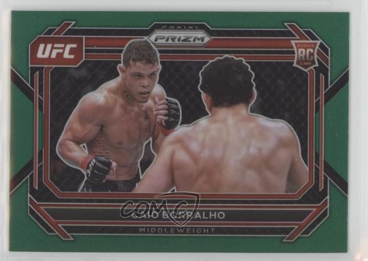 2023 Panini Prizm UFC Green Prizm Caio Borralho #68 0t30