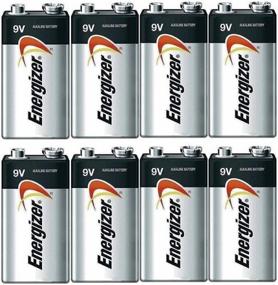 E522 Max 9V Alkaline battery Exp. 12/22 or later - 8 Count (2 Pack)