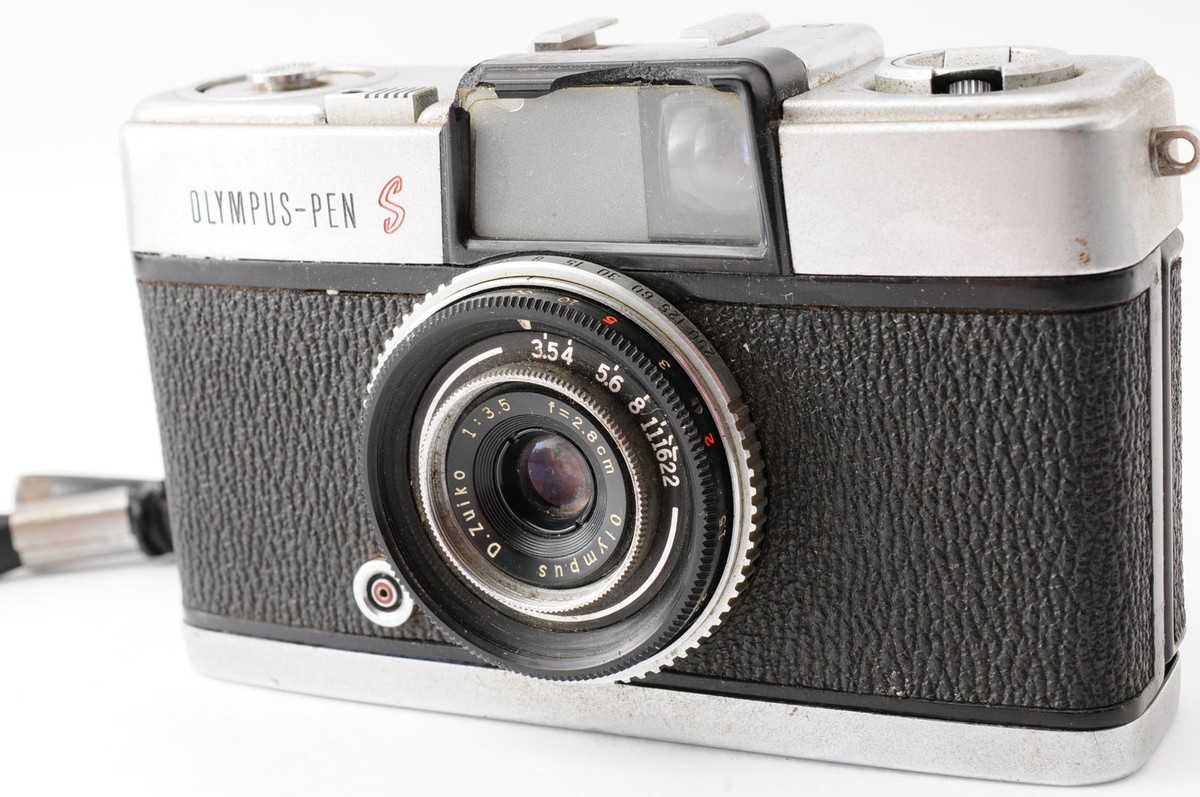 OLYMPUS-PEN S （オリンパス ペンS） 28mm F3.5 #05 OLYMPUS PEN S Half Frame Film Camera 28mm f/3.5 Lens from Japan