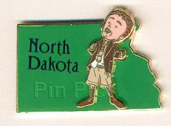 Disney State Character North Dakota James Pin | eBay