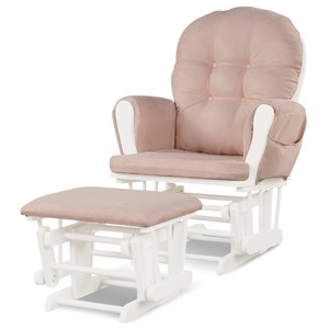 pink glider rocker