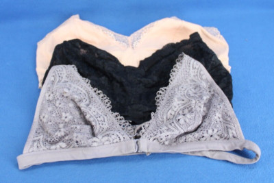 Colsie Cosabella Victoria Secret Wireless Unlined T-shirt Bra Lot Size M #E6955