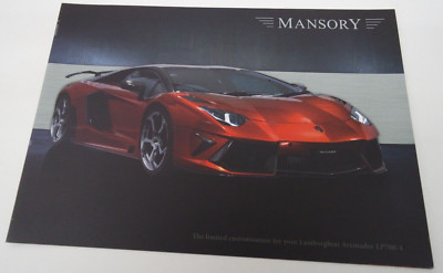 Prospekt MANSORY Lamborghini Aventador LP700-4 - EXCELLENTER ZUSTAND