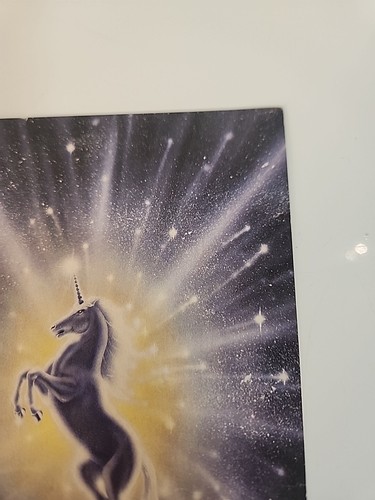 Postcard Vintage Chrome Mythical Unicorn Radiant Stars Fantasy Art USA - Picture 6 of 15