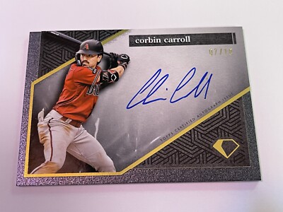 2024 TOPPS DIAMOND ICONS CORBIN CARROLL AUTOGRAPH /10 DBACKS