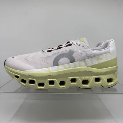 Brand New Men s On Running Cloud Cloudmonster Frost/Acacia 61.97786 Shoe Size 14