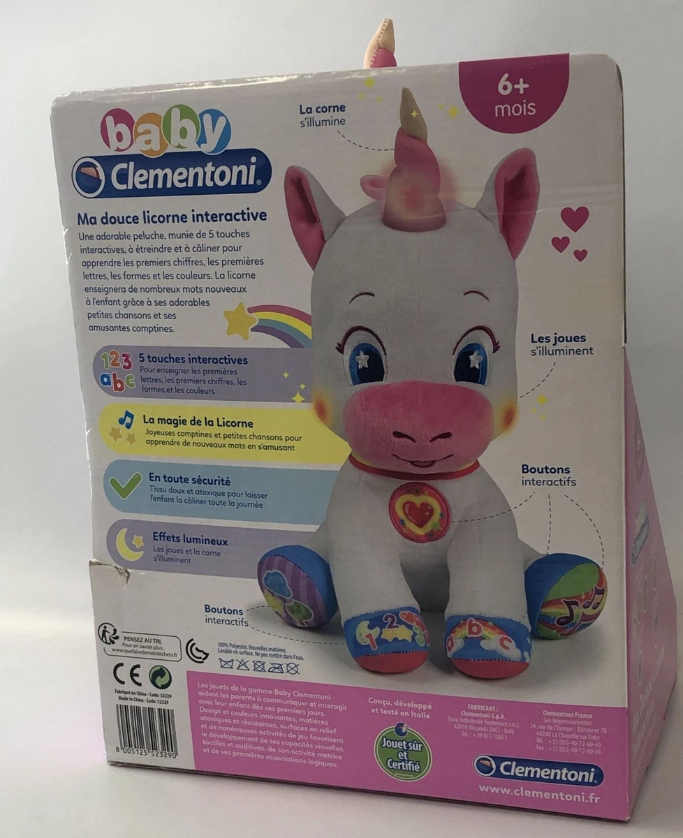 MA DOUCE LICORNE INTERACTIVE de chez CLEMENTONI