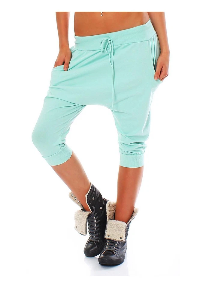 MALITO MORE THAN FASHION Damen Hose kurz Boyfriend Sommerhose Baggy Haremshose Pants 20026