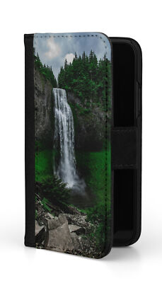 Sunny-Case Klapphülle Flip Case Etui für iphone 15 PRO Irland Wasserfall Fluss