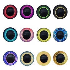 6-30mm Dragon Eyes Glass Flatback Cabochon Jewelry DIY Accessories 5-25 Pairs