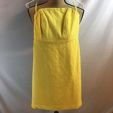 The Limited Yellow Strapless Lined Mini Dress Size 0 NWT MSRP $108.00