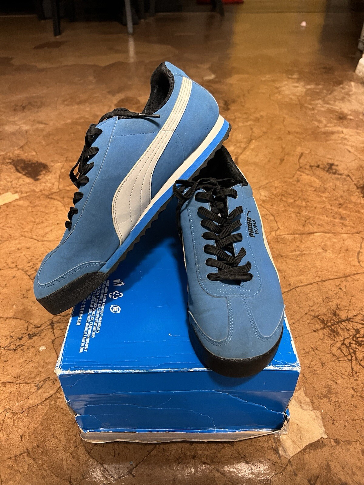 Size 10 - PUMA Roma Basic Plus Star Sapphire