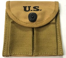WWII M1 CARABINE FUSIL 15ÈME BUTT STOCK MUNITIONS POCHETTE - KHAKI
