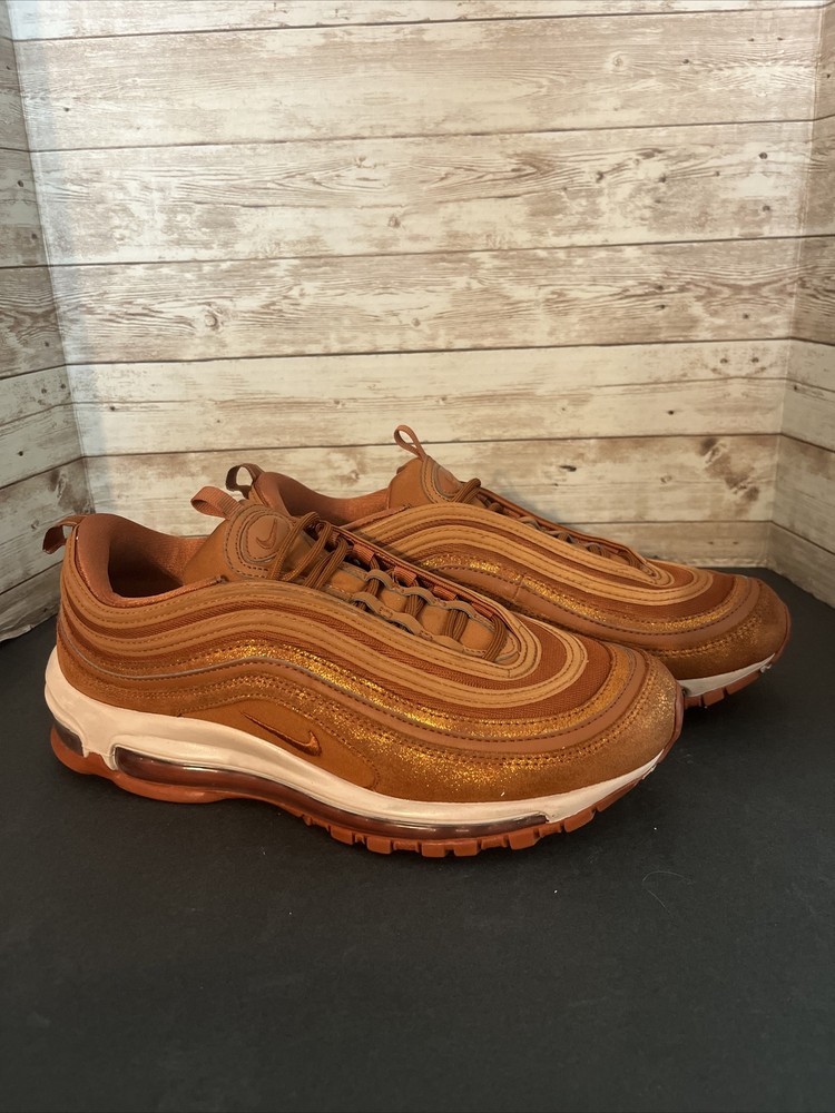 Nike Air Max 97 Dark Russet Bronze Womens Sneakers Size 9.5 AV8198-201