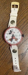 MICKEY MOUSE RUNNING FEET TOY WATCH by DURHAM HARD TO FIND VERSION VINTAGE 1977