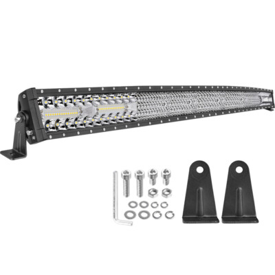 54-Inch 1188W Quad Row Curved LED Light Bar - Spot/Flood Combo For Off-Road Vehicles